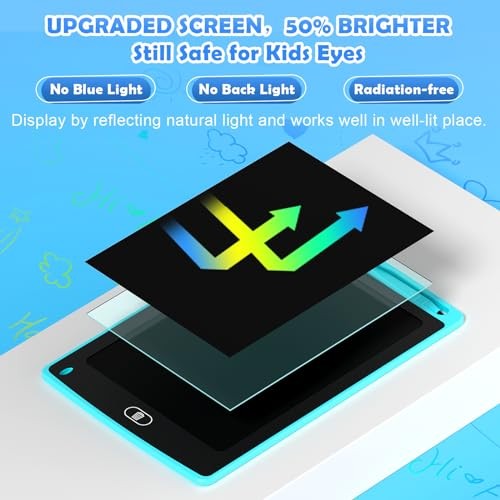 3 Pack LCD Writing Tablet for Kids, 8.5 Inch Colorful Doodle Board 3 Colors