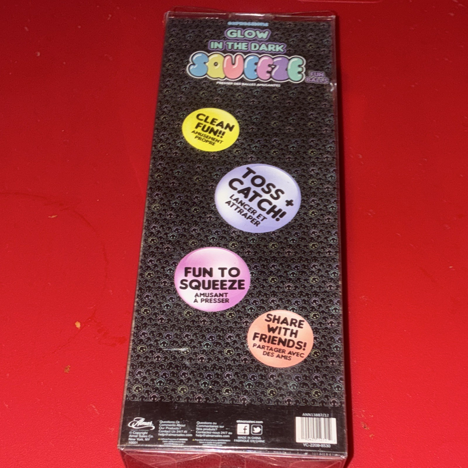 Glow in the Dark Squeeze Fun Balls 12 Pc Value Pack, Multicolor(473)