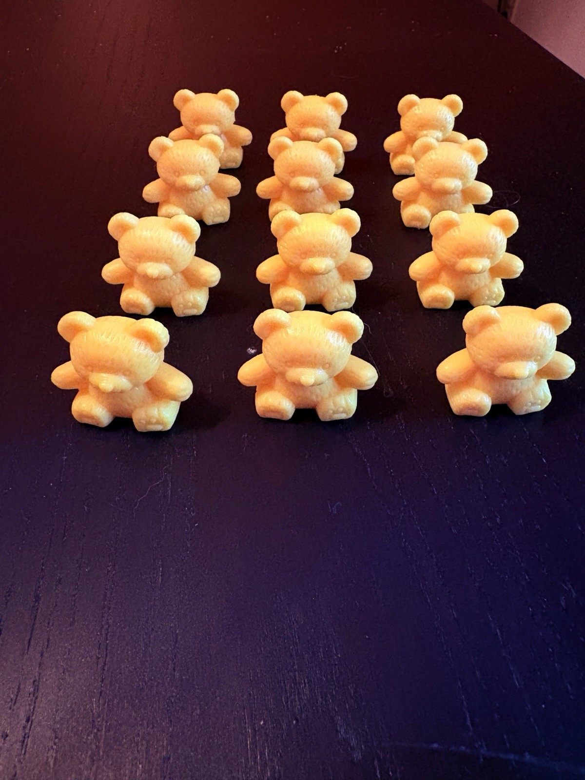 Educational Counting Colors Teddy Bear Family Plastic Pieces 4 colors 48 Pieces