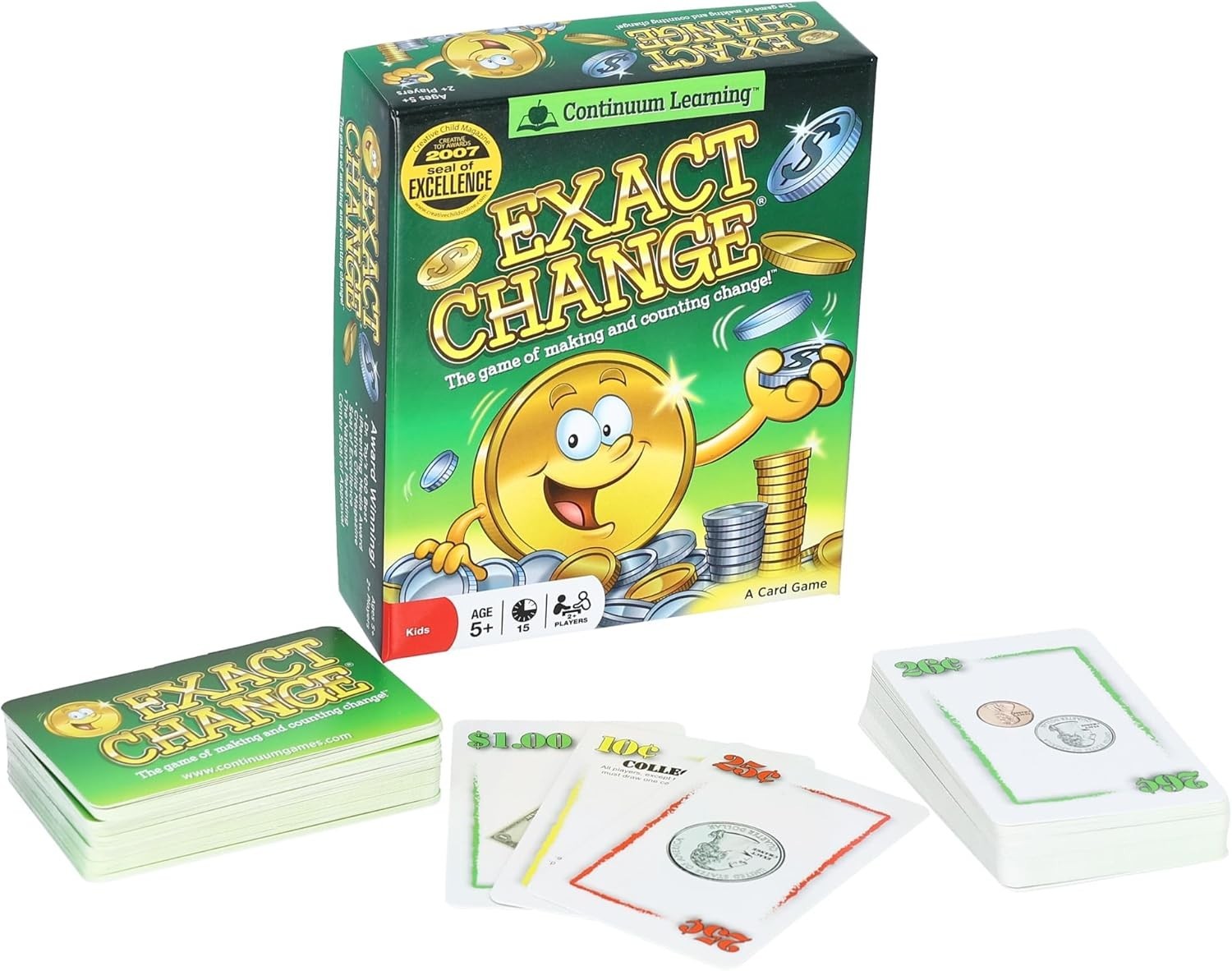 Exact Change Card Game – Fun Learning for Families 2-6 Players