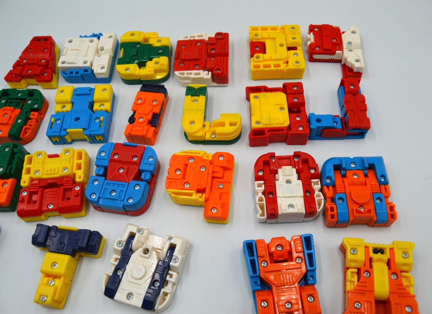 Alpha Bots Transforming Letters Numbers Robots Alphabet Vintage Learning