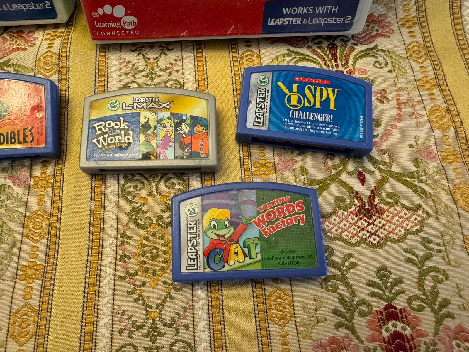 Leap Frog Leapster Learning System Game Cartridges LOT of 8 Cars Star Wars