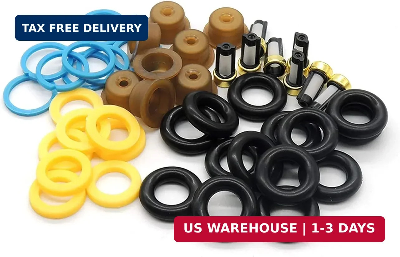 HiSport Fuel Injector Seal Kits Compatible with Ford Mercury Lincoln Jeep V8 5.4