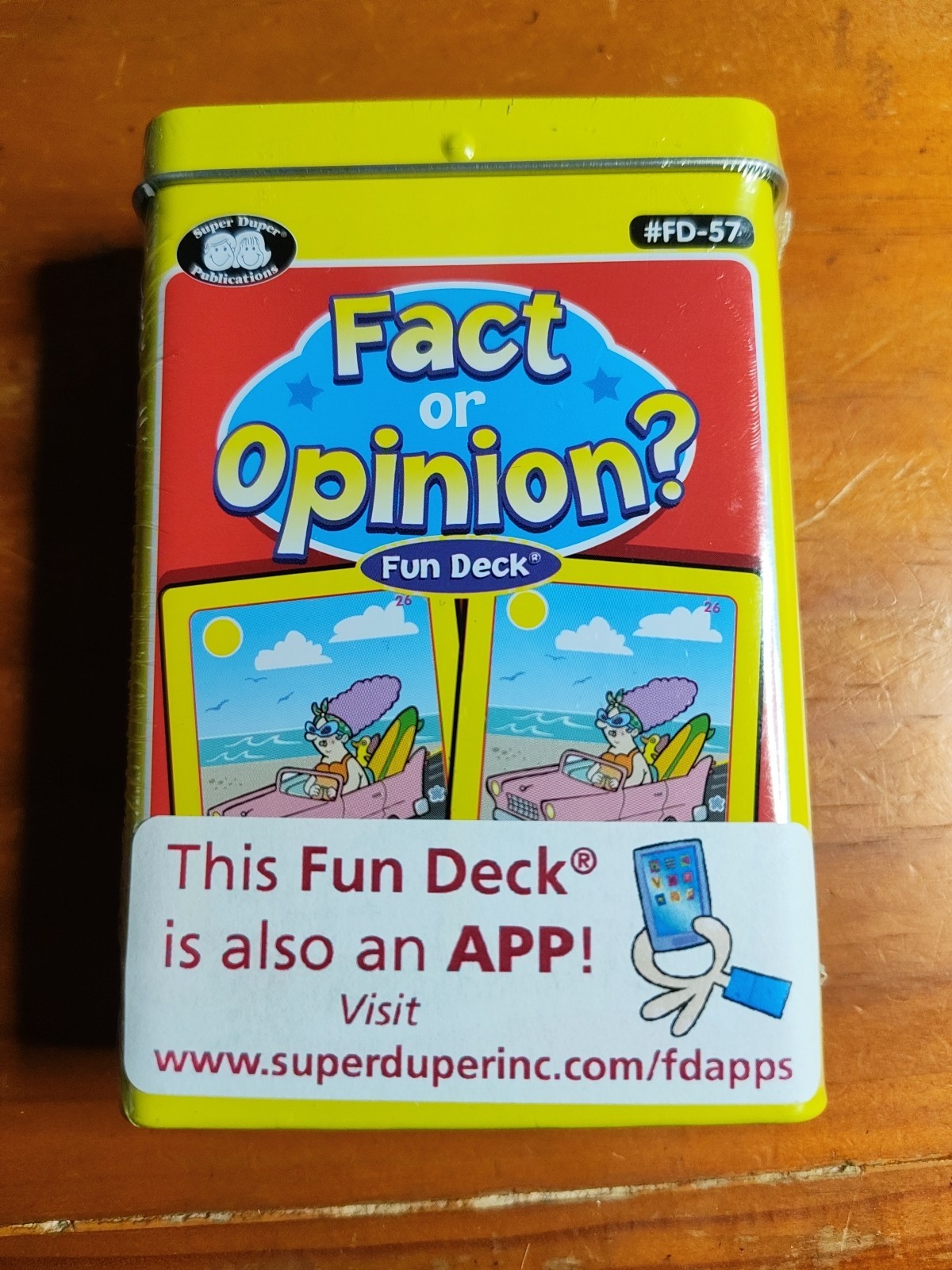 Fact Or Opinion Fun Deck👨‍🎓 Sealed Super Dooper Publications Educational