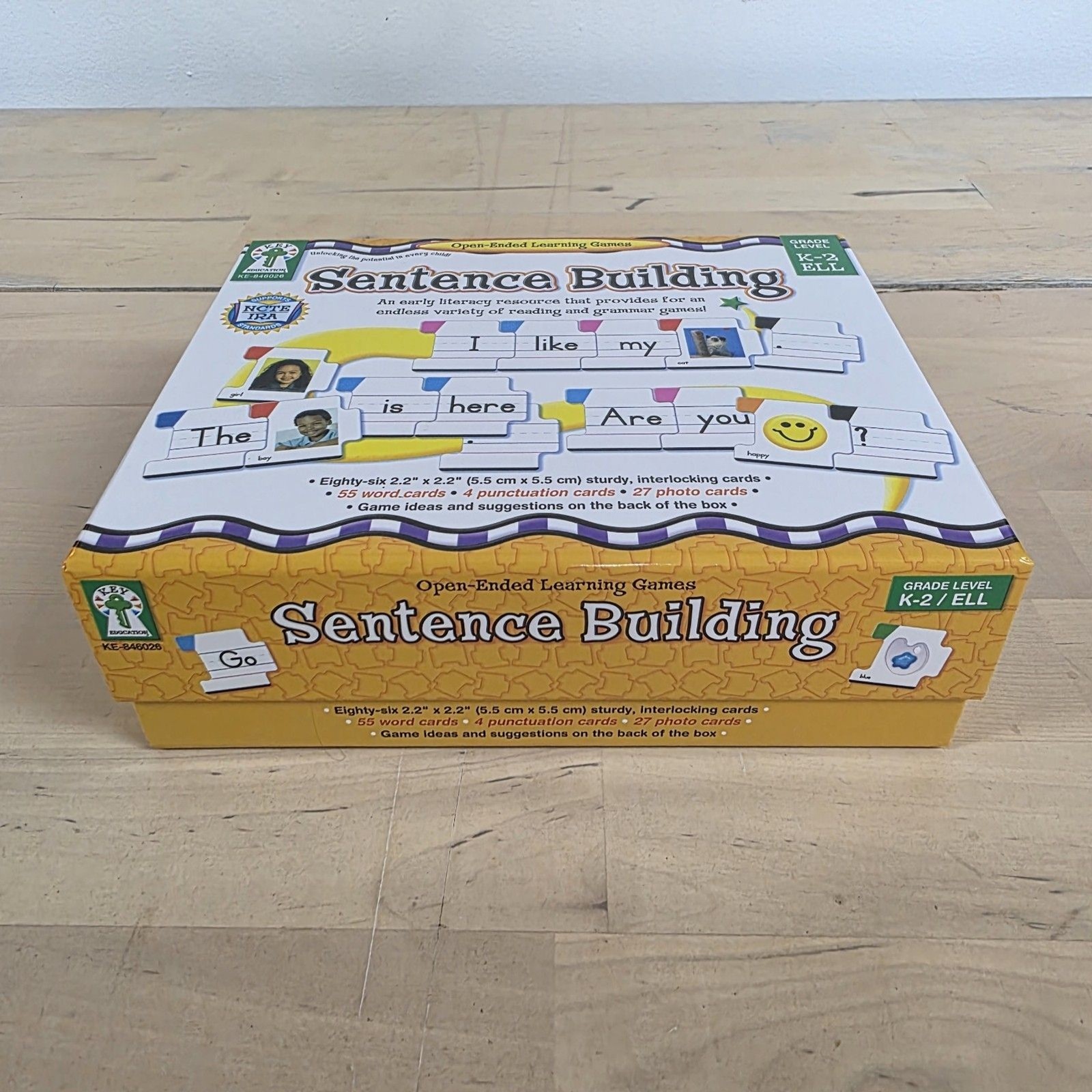 Sentence Building Key Education Grade Level K-2 ELL 86 Cards Stimulate Teachers