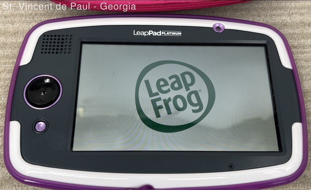 LeapFrog LeapPad Platinum Kids Learning Tablet W/ Charger & Extras Tested Works