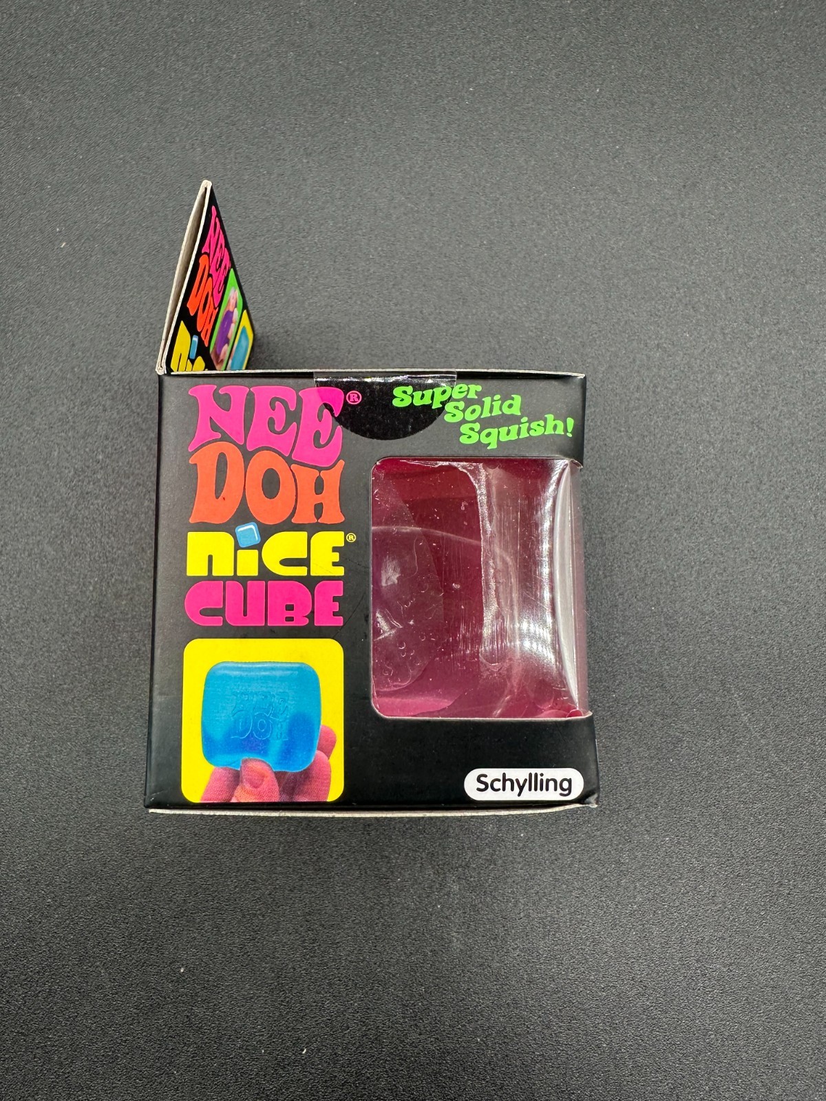 Original Nee Doh Nice Cube – Super Solid Squish! (PINK) – Factory Sealed Needoh