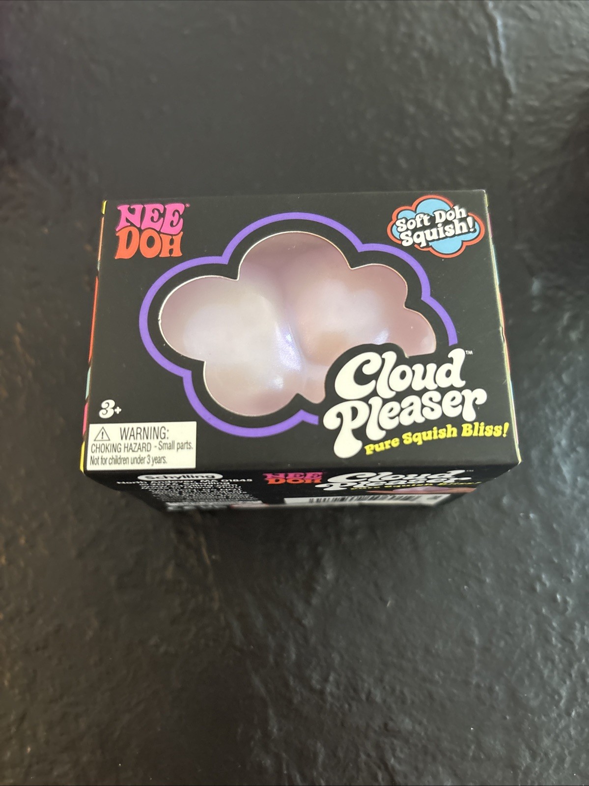 Schylling NeeDoh Cloud Pleaser Purple Soft Doh Squish Squeeze Toy