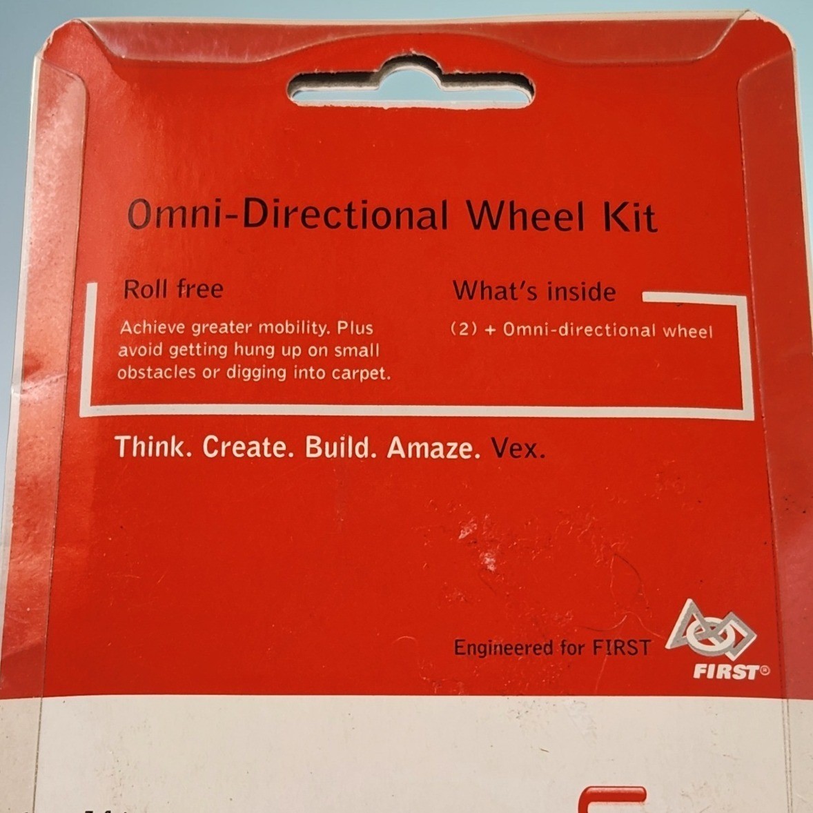 VEX Robotics Omni-Directional Wheel Kit 2-Pack 276-2165 V5 Motion System NEW