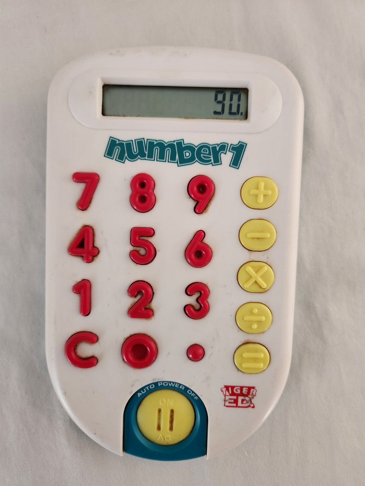 Tiger Electronics Tiger ED Number1 Number 1 Children’s Calculator 1995