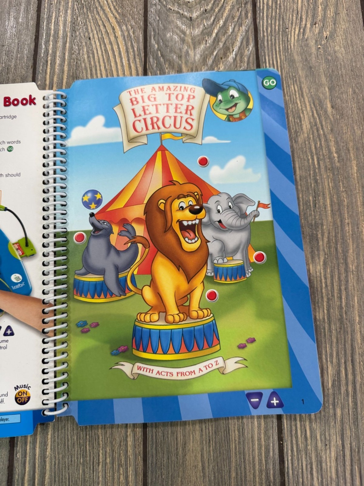 The Amazing Big Top Letter Circus LeapPad Interactive Book PreK-2nd Grade