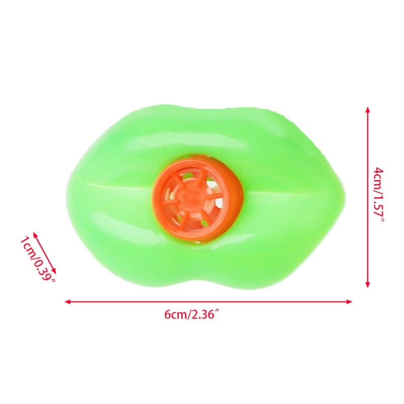 Kids Blowout Lip Shape Sound Maker Children’s Whistle Toy for School Game Party