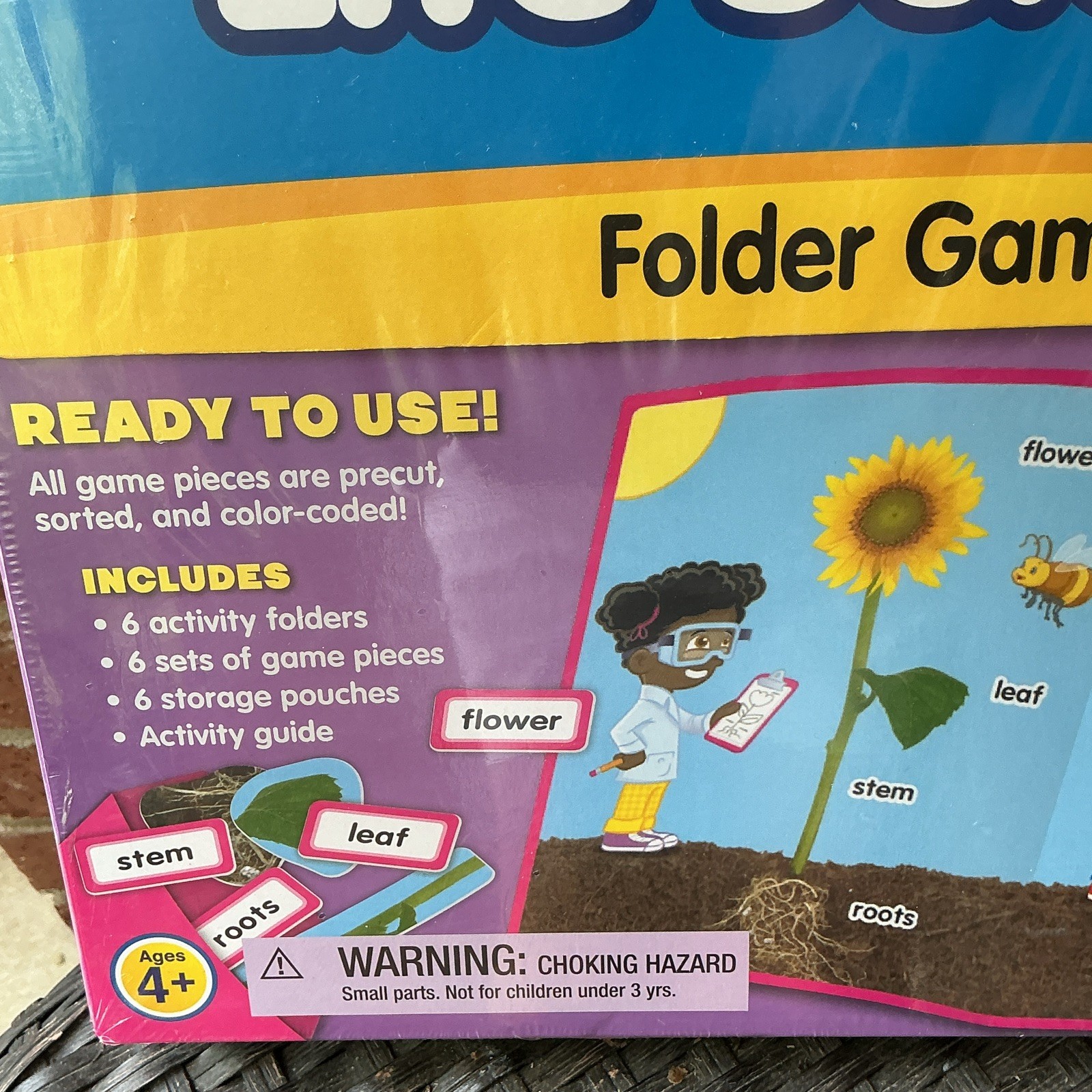 Lakeshore Life Science Folder Games Educational Activity Set PP573 Ages 4+