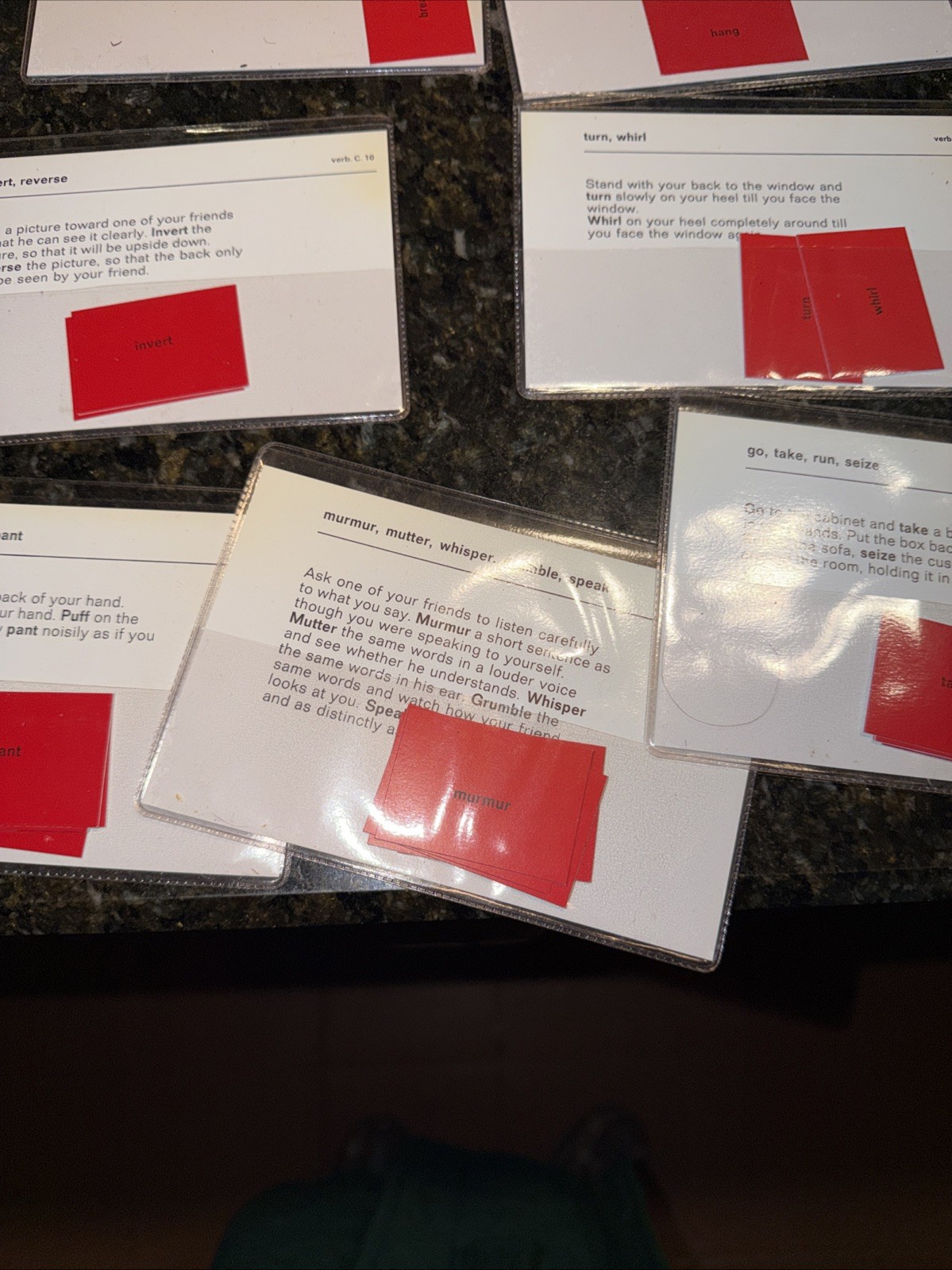 Montessori Command Cards Verbs, Synonyms, Antonyms Sentences, Homeschool Grammar