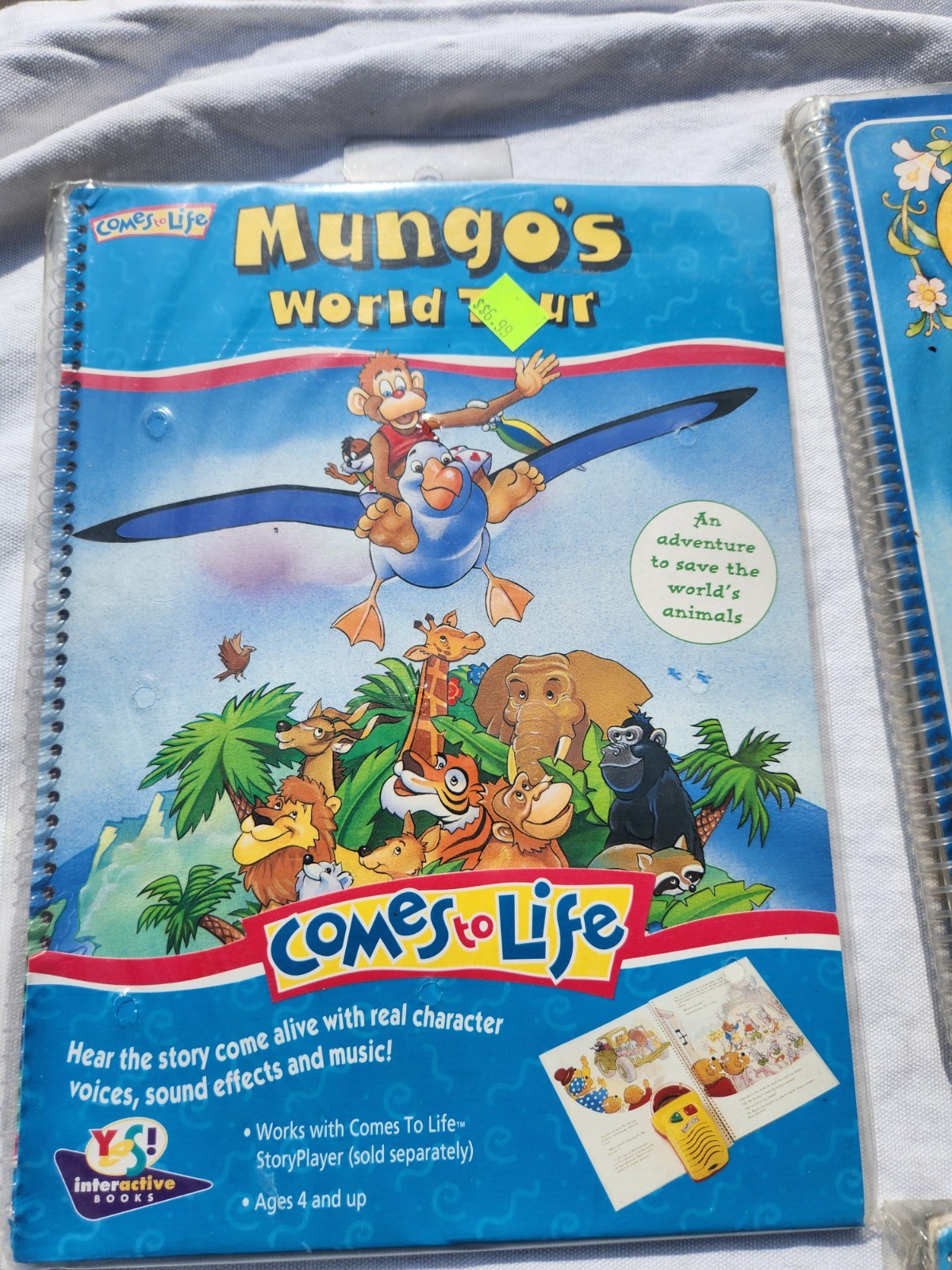 Comes to Life – Story Player & Book, Yes! Interactive, 1994, NEW With 9 books