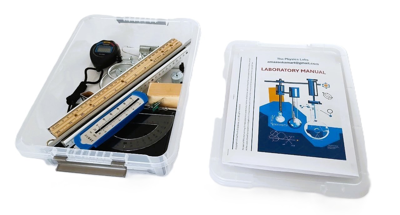 Mechanics Physics Labs Set with Step-by-Step Lab Manual for Home/Online Students