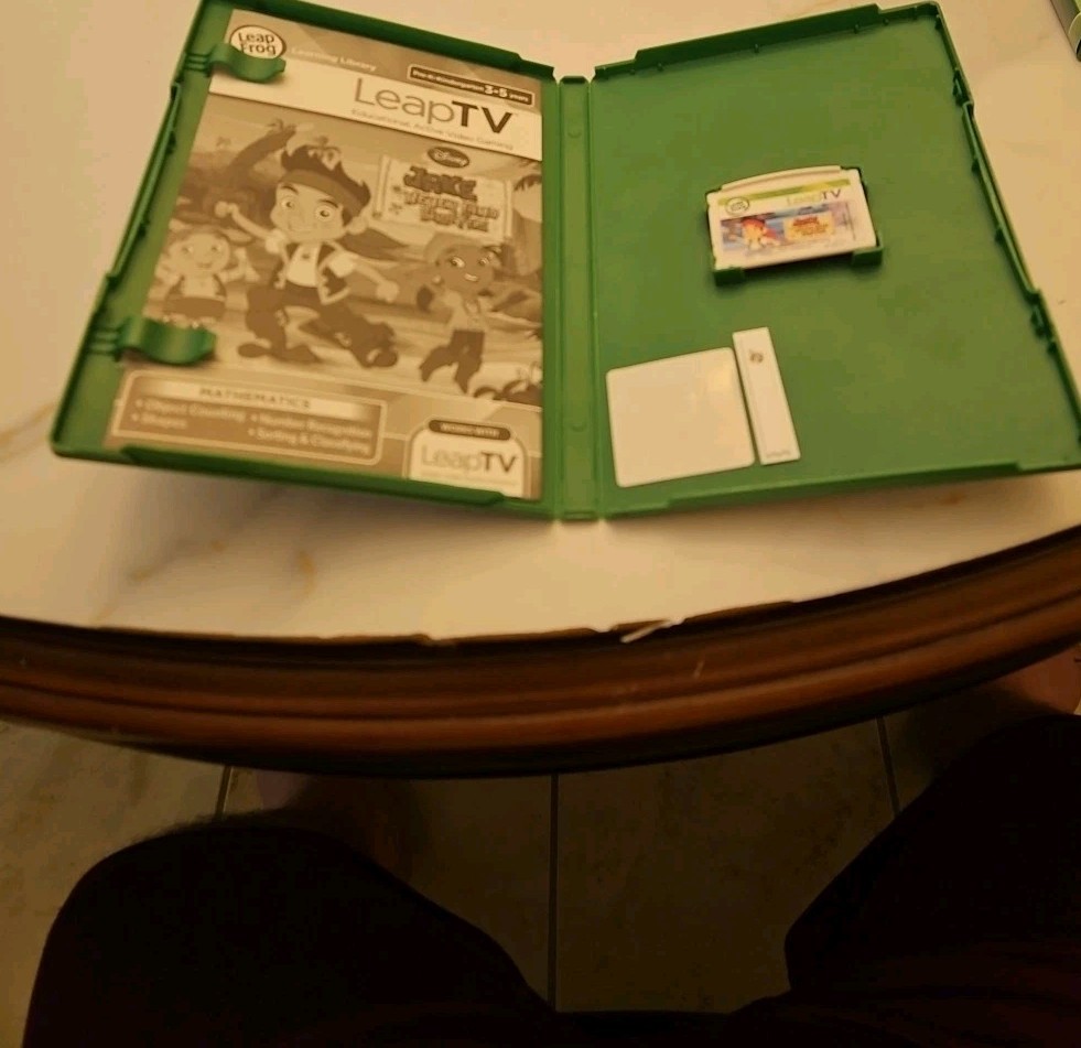 LeapFrog LeapTV Video Game Cartridge Disney Jake & The Neverland Pirates Learn