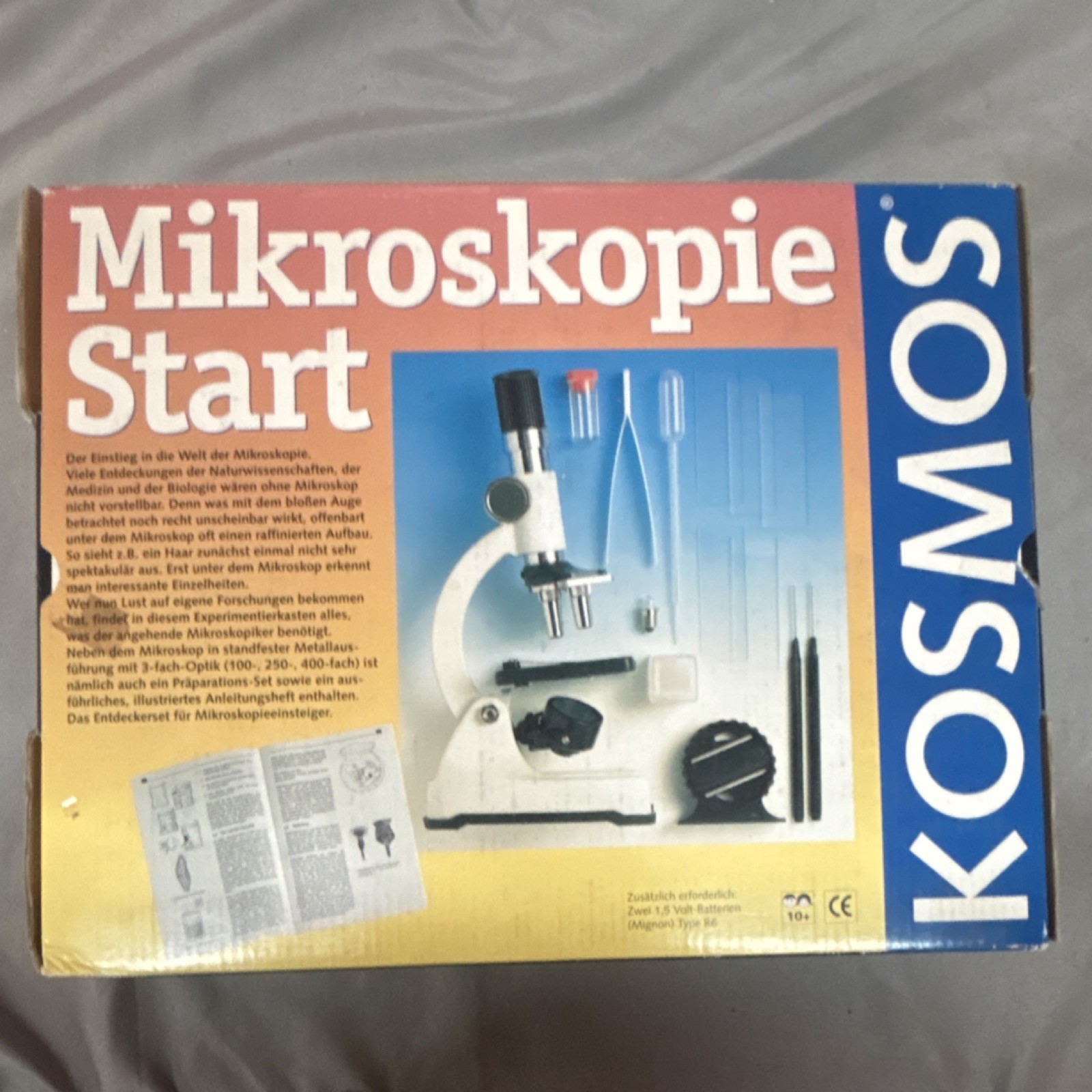 Kosmos Microscope Educational Toy Set for Ages 8-11 & 12-16 Years