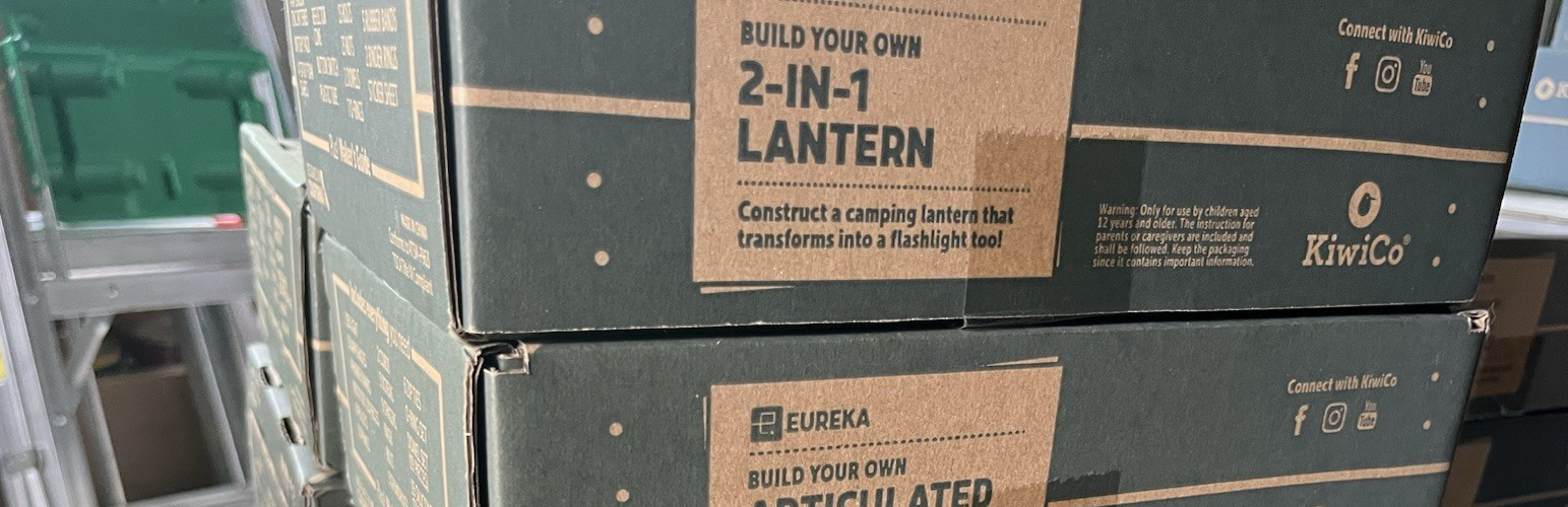 Kiwi Co Eureka Crate 2 IN 1 LANTERN Build Your Own Wood Kit New STEM STEAM