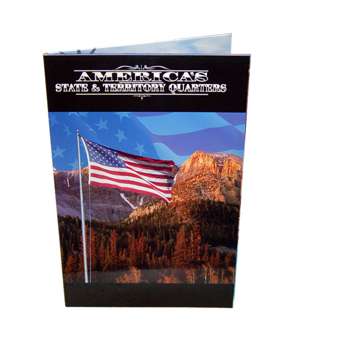 State Quarter Map Book- U.S.A State Quarter Collection Book