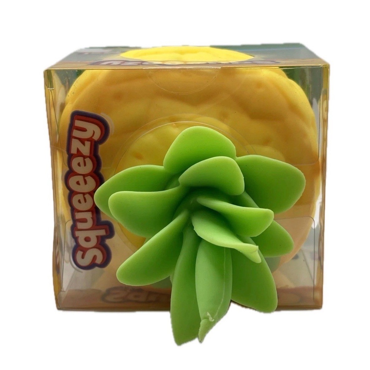 Squeeezy Pineapple Stress Toy Unisex One Size Yellow New Gel Filled Fidget Toy