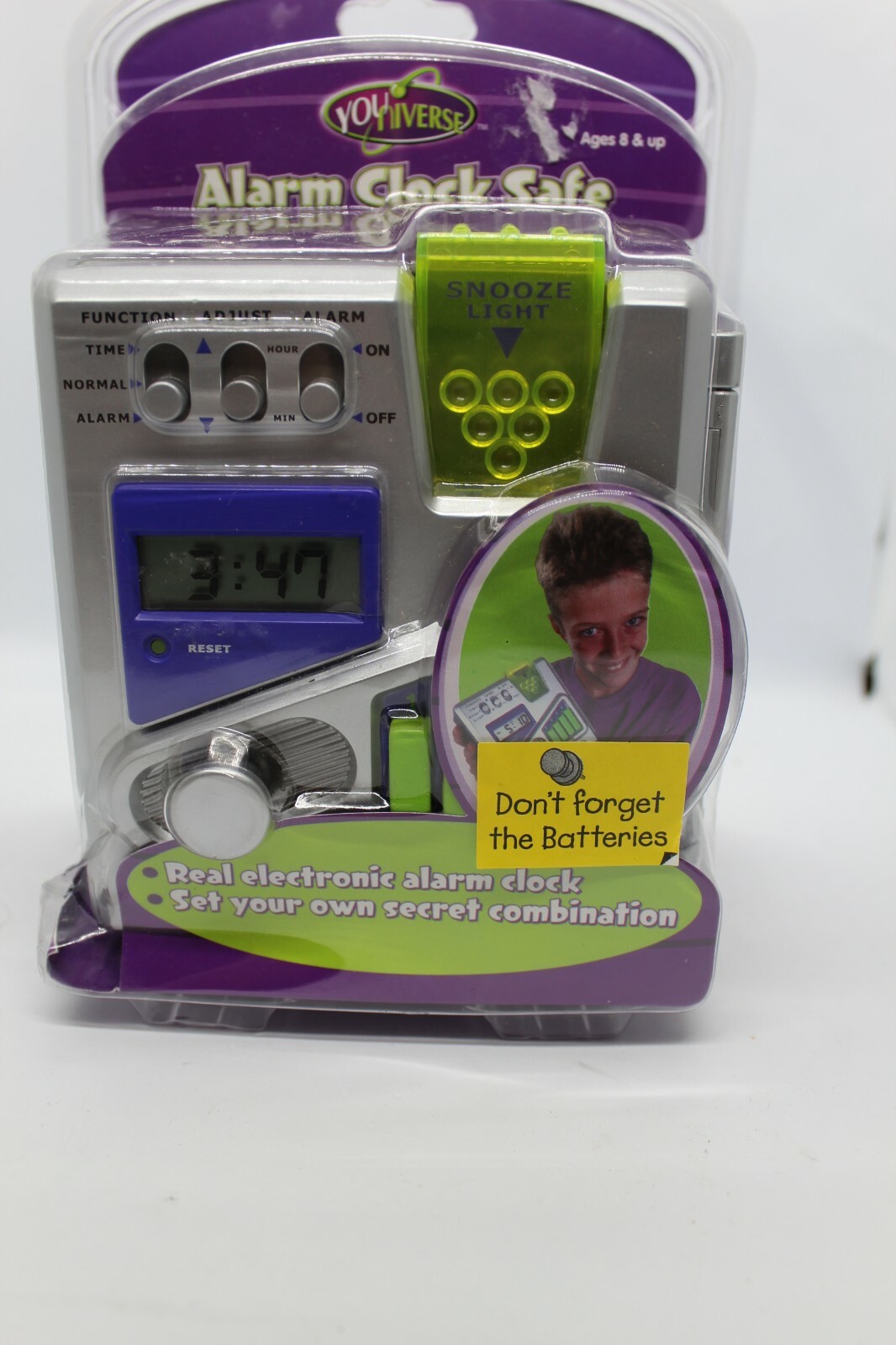 NIB Collector Toy 2004 YoUniverse Alarm Clock Safe Summit Learning Machine