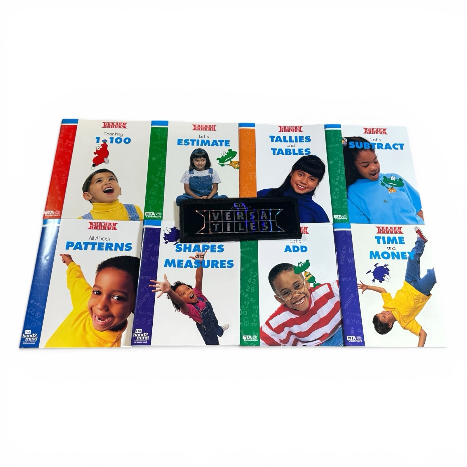 Versatiles Level 1 Math Set Tray Tiles 8 Student Books Homeschool ETA