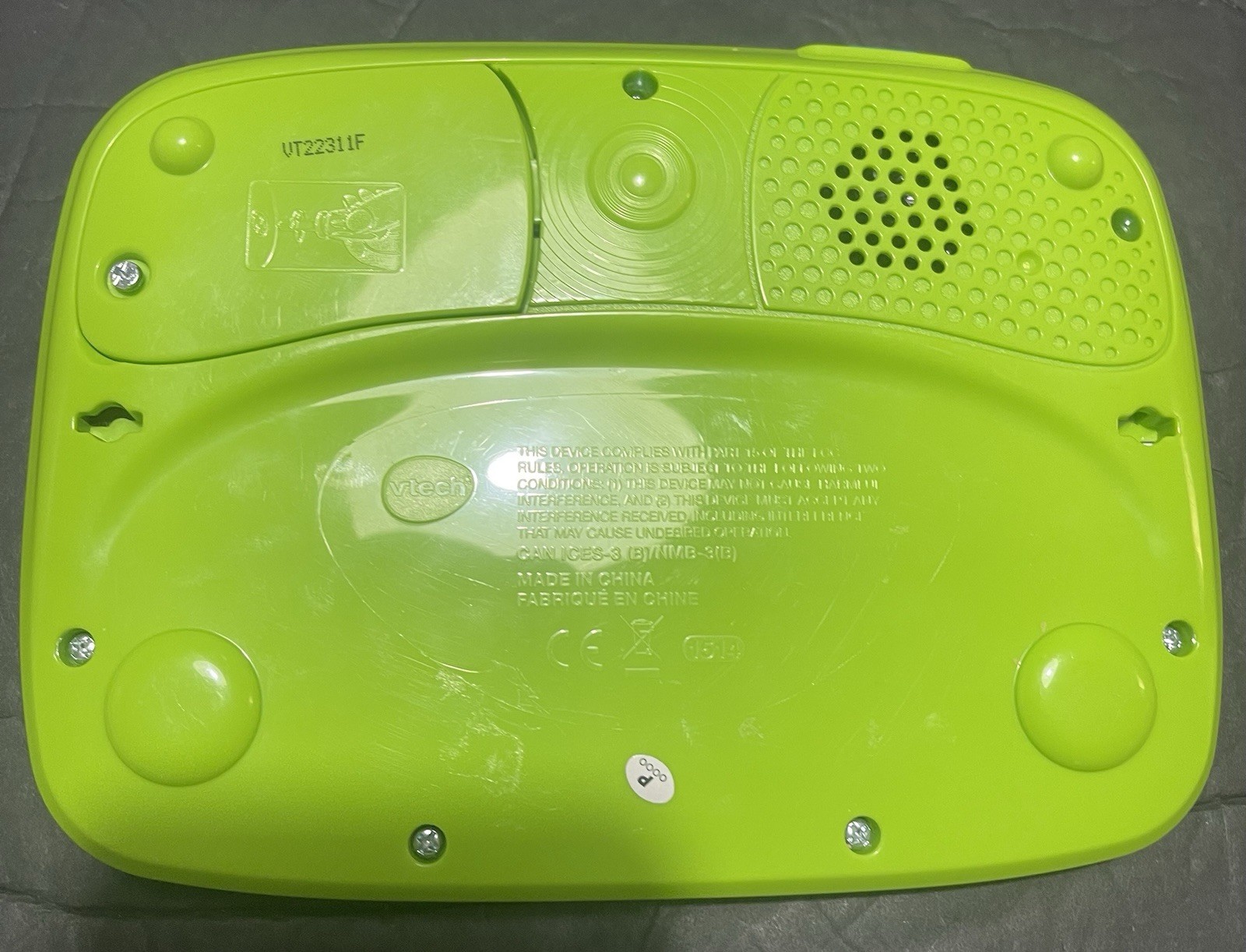 Vtech Green/Orange Light-Up Baby Touch Tablet #1514 Kids Tablet – Works Great