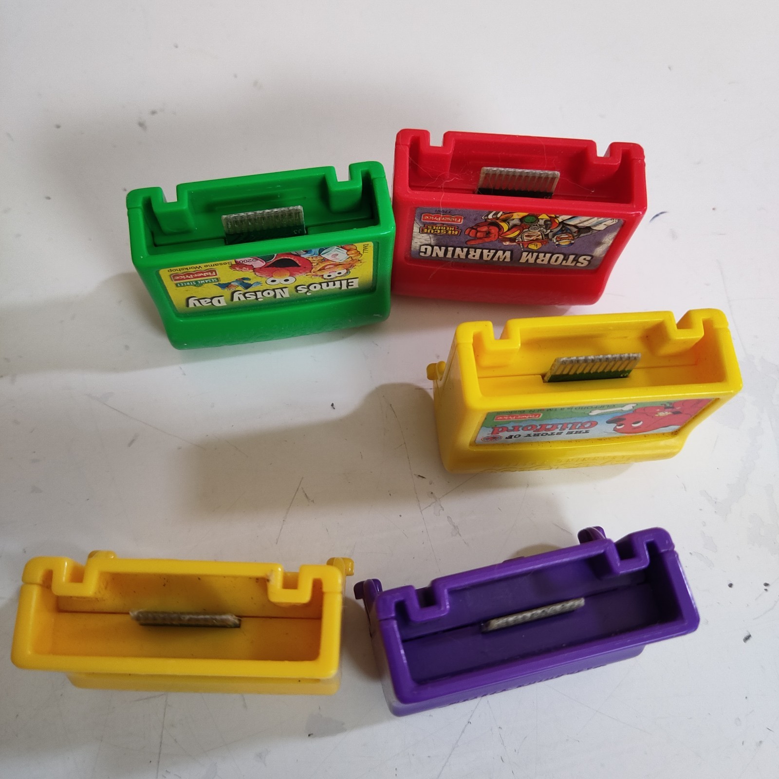 Fisher Price Power Touch Learning System Lot Of 7 Books & 5 Cartridges