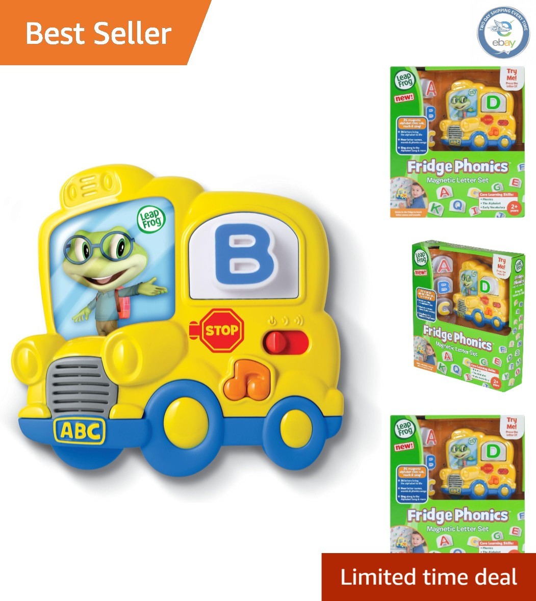 Interactive Fridge Phonics by Leapfrog – 26 Singing and Talking Alphabet Tiles