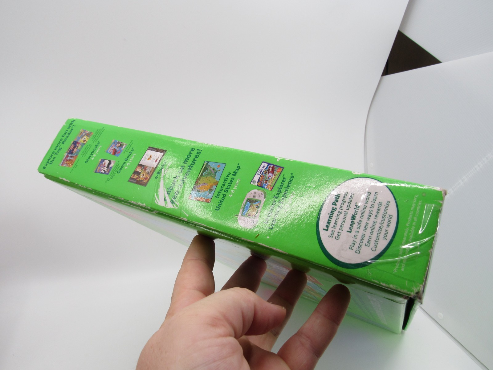 Leap Frog Interactive World Map 2 Sided Tag Read System Pen Included