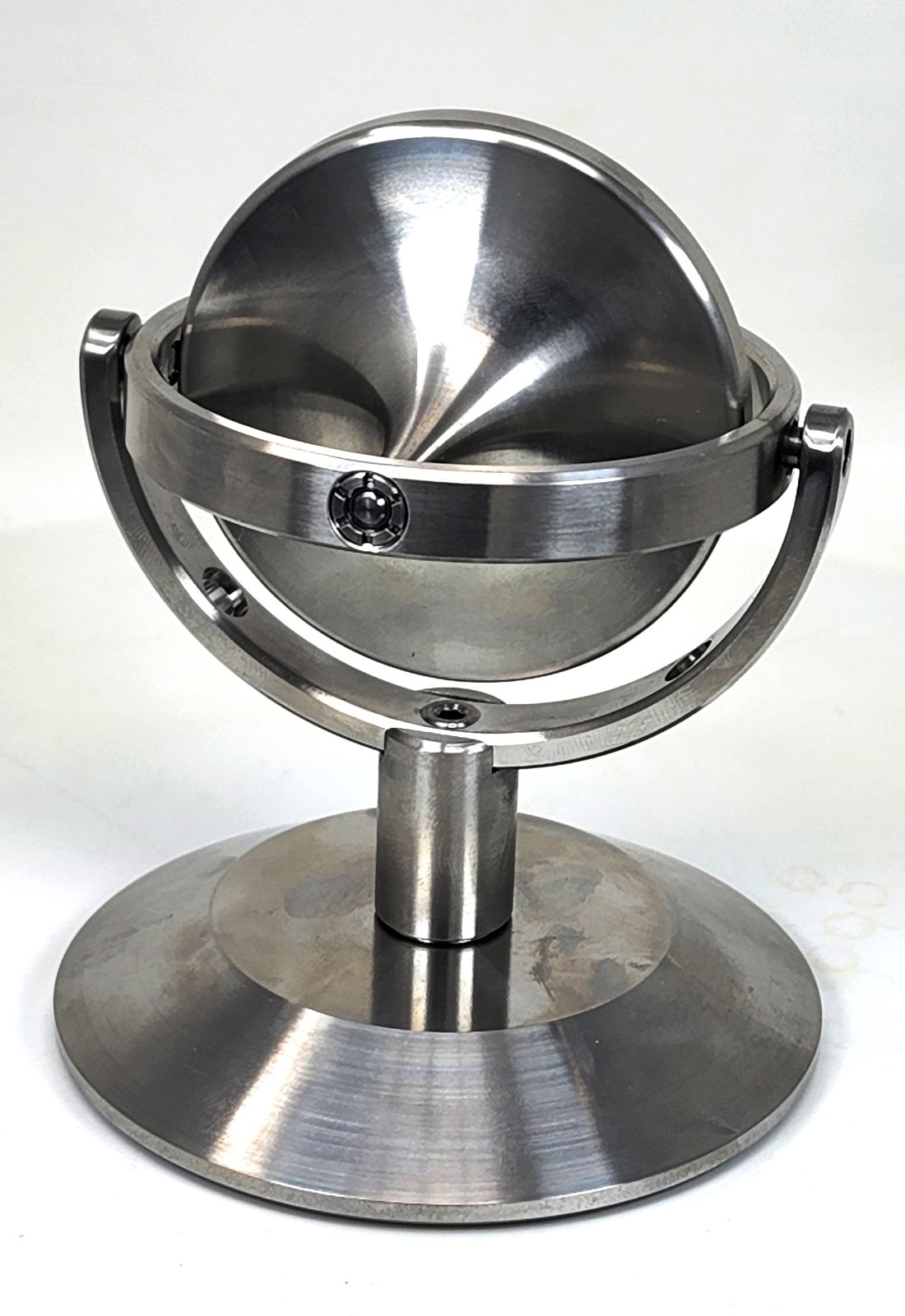 Scientific Tabletop Gyroscope, CNC Stainless Steel for STEM Educational Physics
