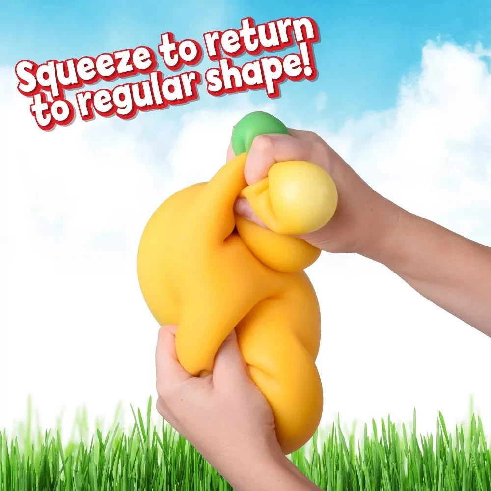 Squeeezy Sunny Days Squishy Banana Large Stress Relief Toy viral BRAND NEW
