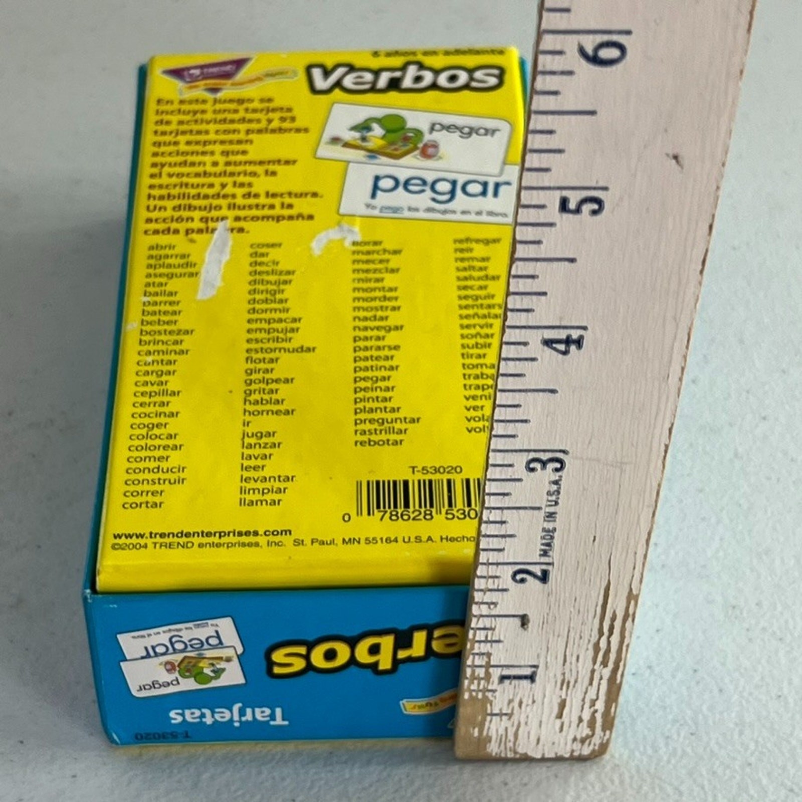 Trend Enterprises Verbos Skill Drill Flash Cards