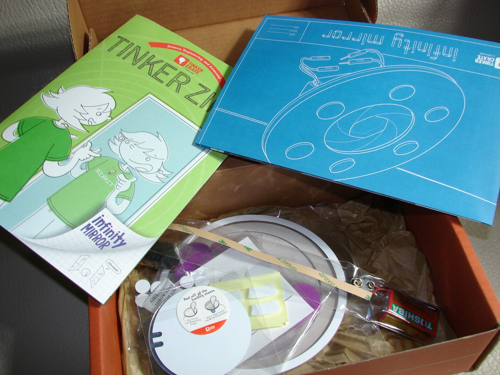 KIWI Co Tinker Crate – INFINITY MIRRIR, NEW