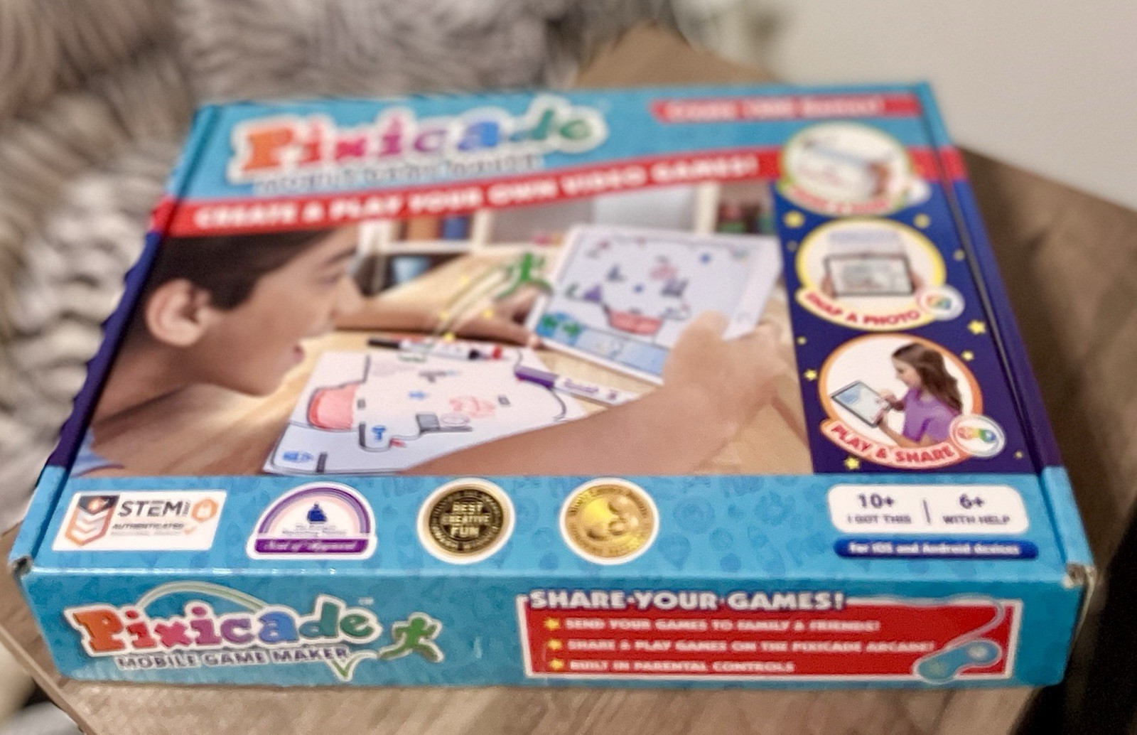 PIXICADE Mobile create 1200 VIDEO GAMES MAKER Education STEM Sealed STEAM