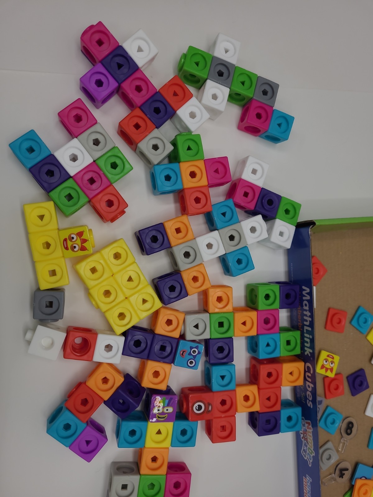 Number Blocks Hand 2 Mind Math Link Cubes * INCOMPLETE* See Photos