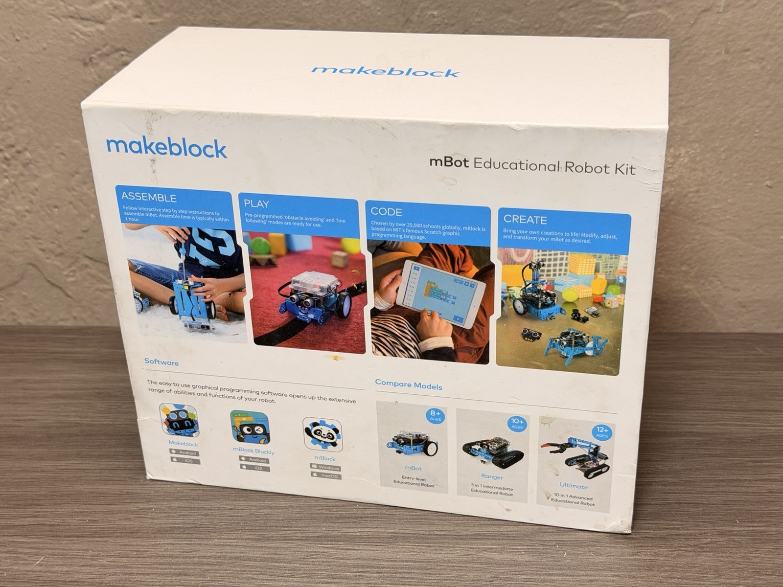 Makeblock mBot V1.2 Bluetooth STEM Robot Kit Blue P1050017 | Educational Coding