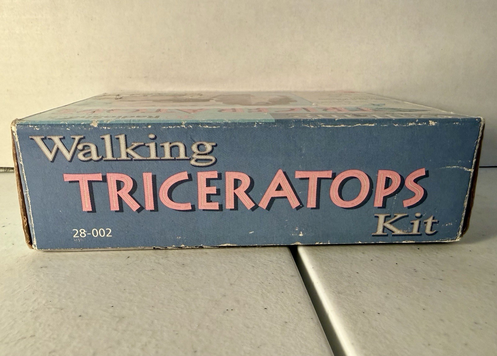 Vintage 1999 RadioShack Walking Triceratops Kit 28-002 NIB Wooden Dinosaur Toy