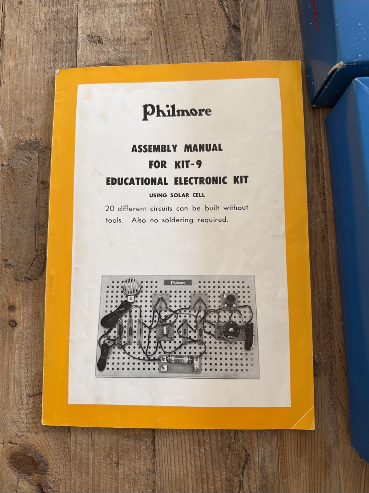 Vintage Philmore 20 In 1 Educational Electronic Solar Cell Kit-9 Incomplete