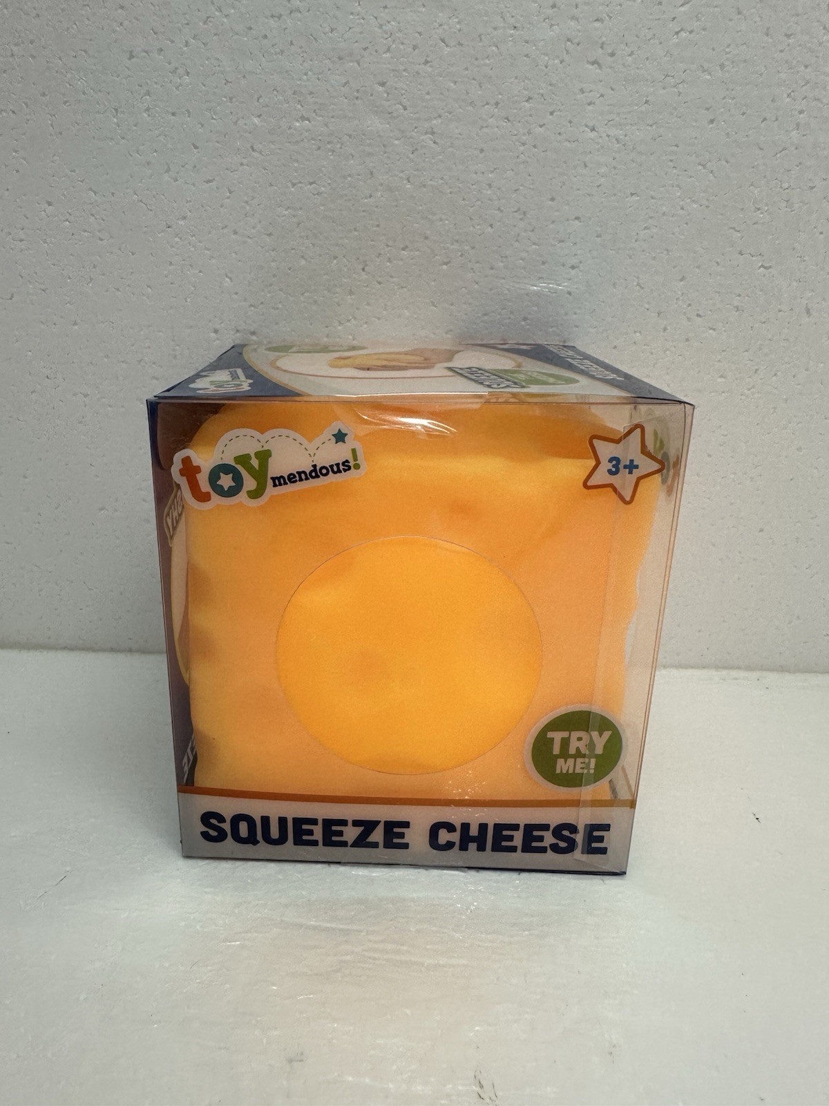 🧀 Squeeze Cheese Large Squishy Toy Toymendous – New in Box US Seller Fast Ship