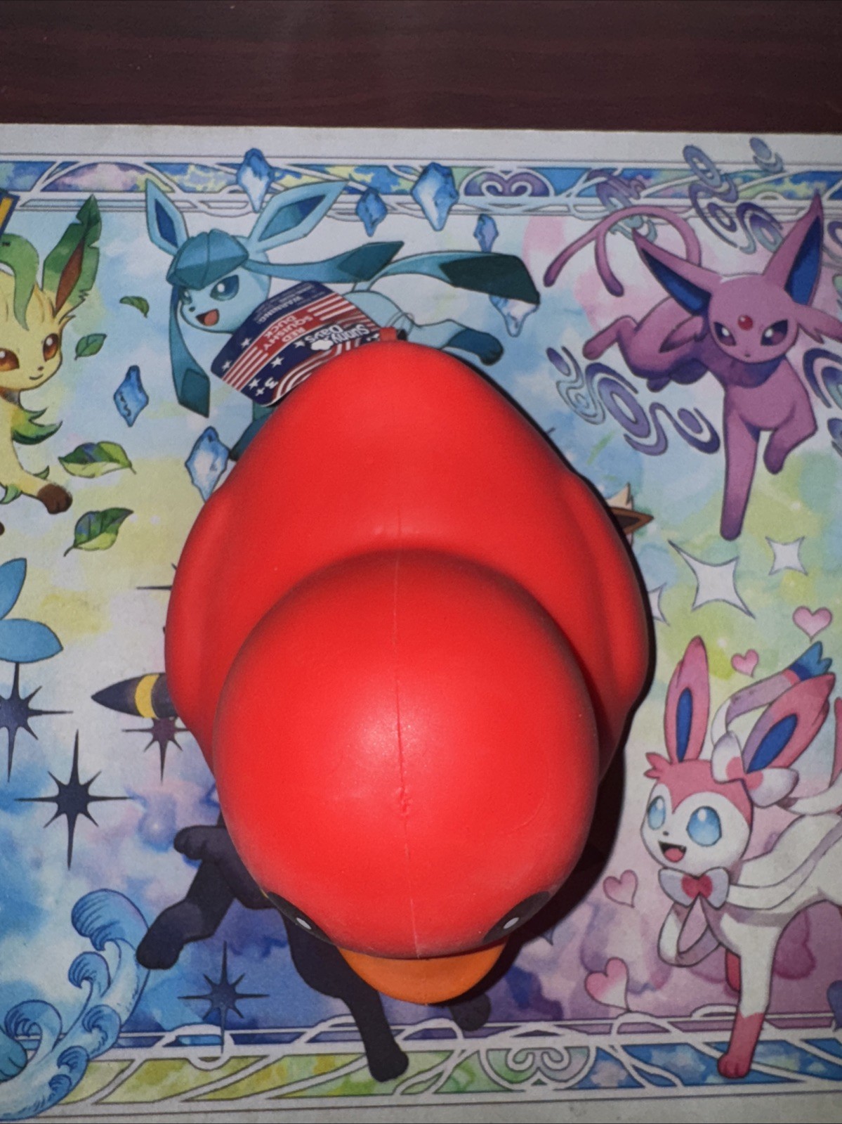 Sunny Days Jumbo Squeezy Ducks (Red) Squishy Toy (VIRAL) (TikTok) (Authentic)