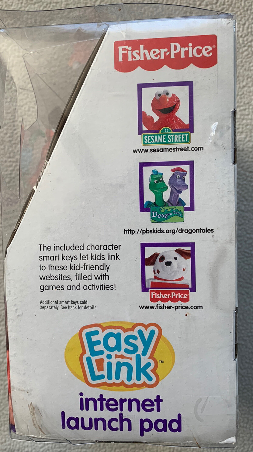 Fisher Price Easy Link Internet Launch Pad Elmo Sesame Street New 2007 Ages 3+