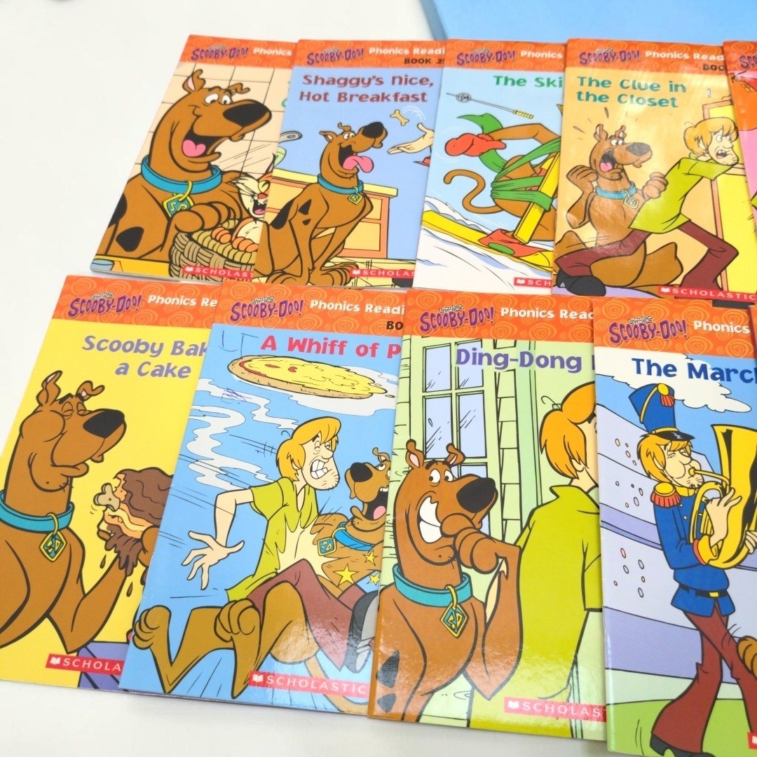 VTG 2005 Scholastic Scooby-Doo! Phonics Reading Program Pack 1 Complete 12 Books