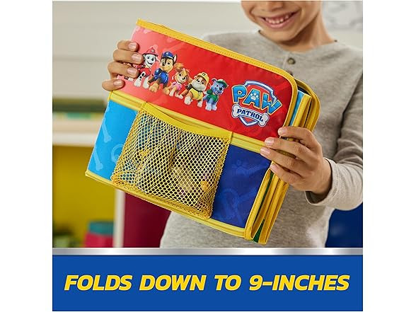 PAW Patrol Pup Squad Adventure Bay Playmat, 33-Inch Foldable Mat Chase Humdinger