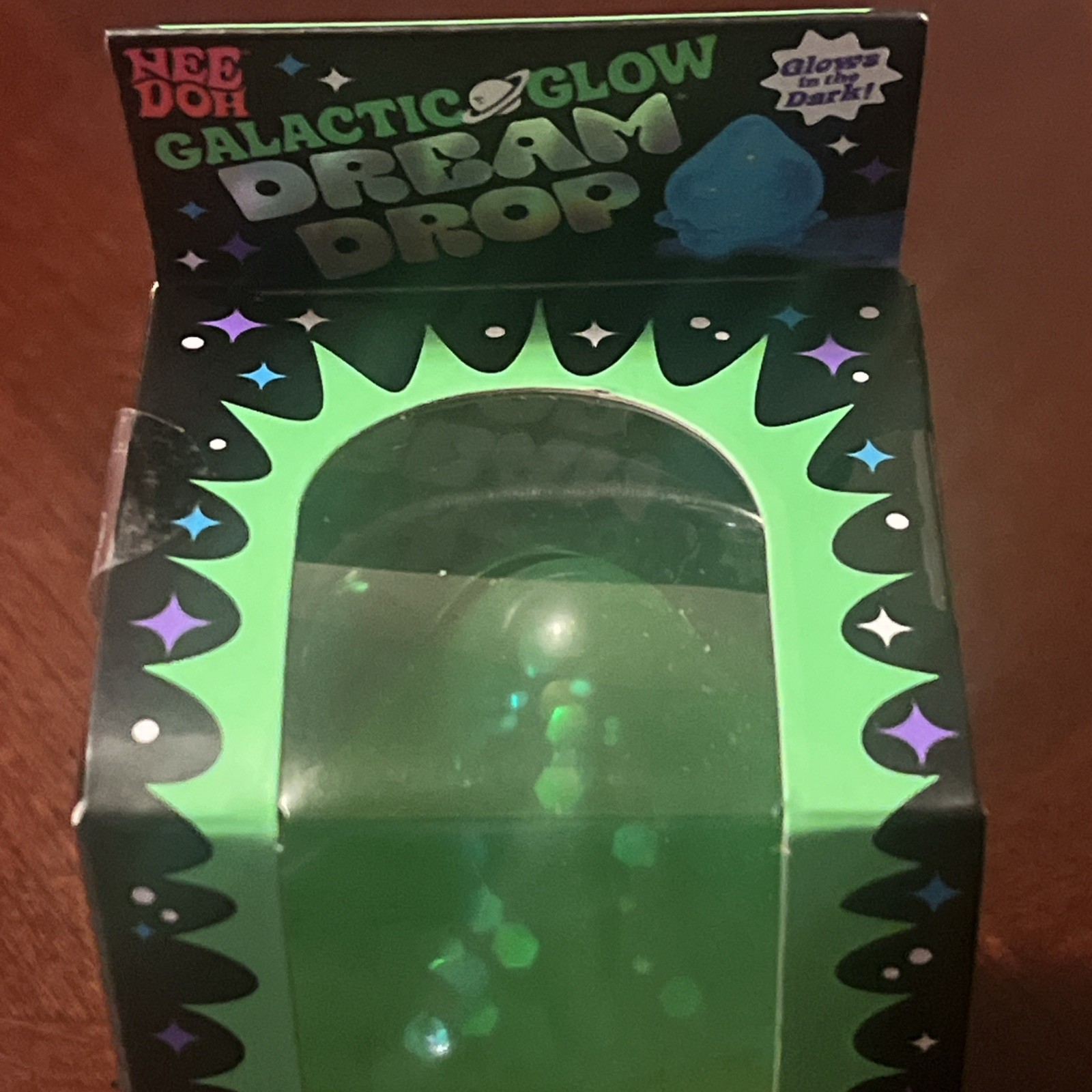GREEN Needoh Nee Doh Galactic Glow Dream Drop EXTREMELY RARE AUTHENTIC IN HAND