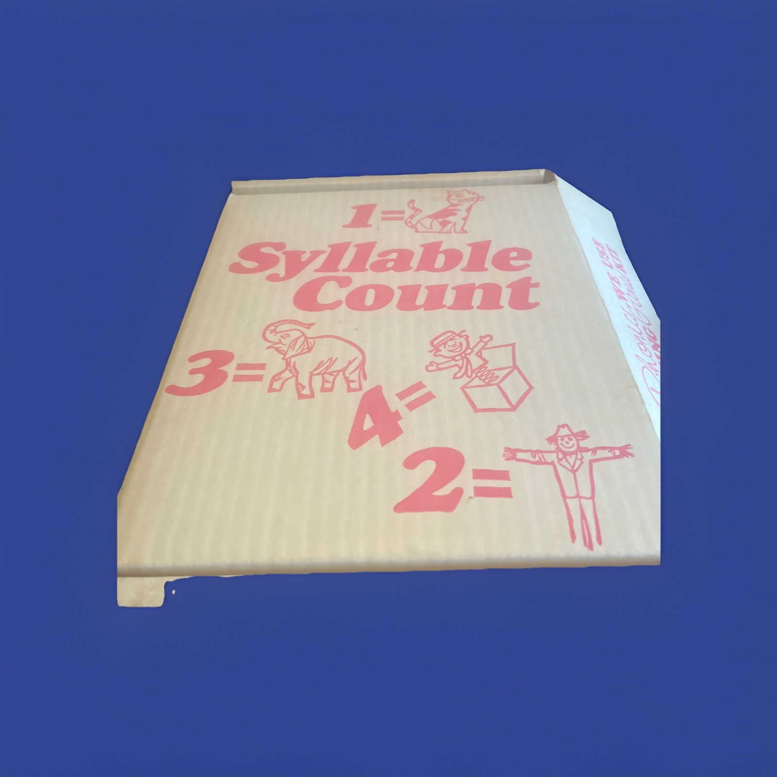 Syllable Count Homeschooling Or Classroom Games Vintage