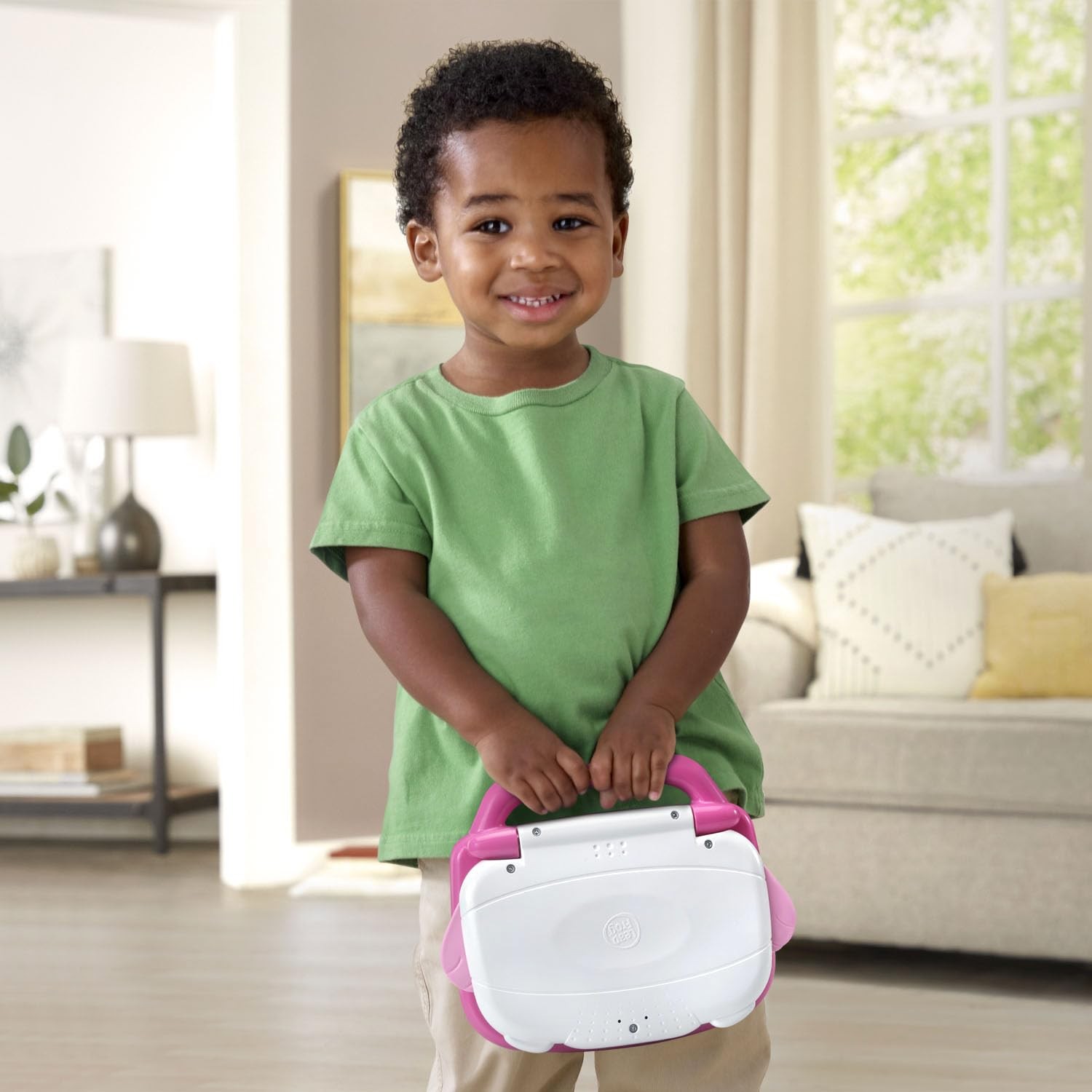 ABC and 123 Laptop for Preschoolers Ages 3-7 Years, Pink