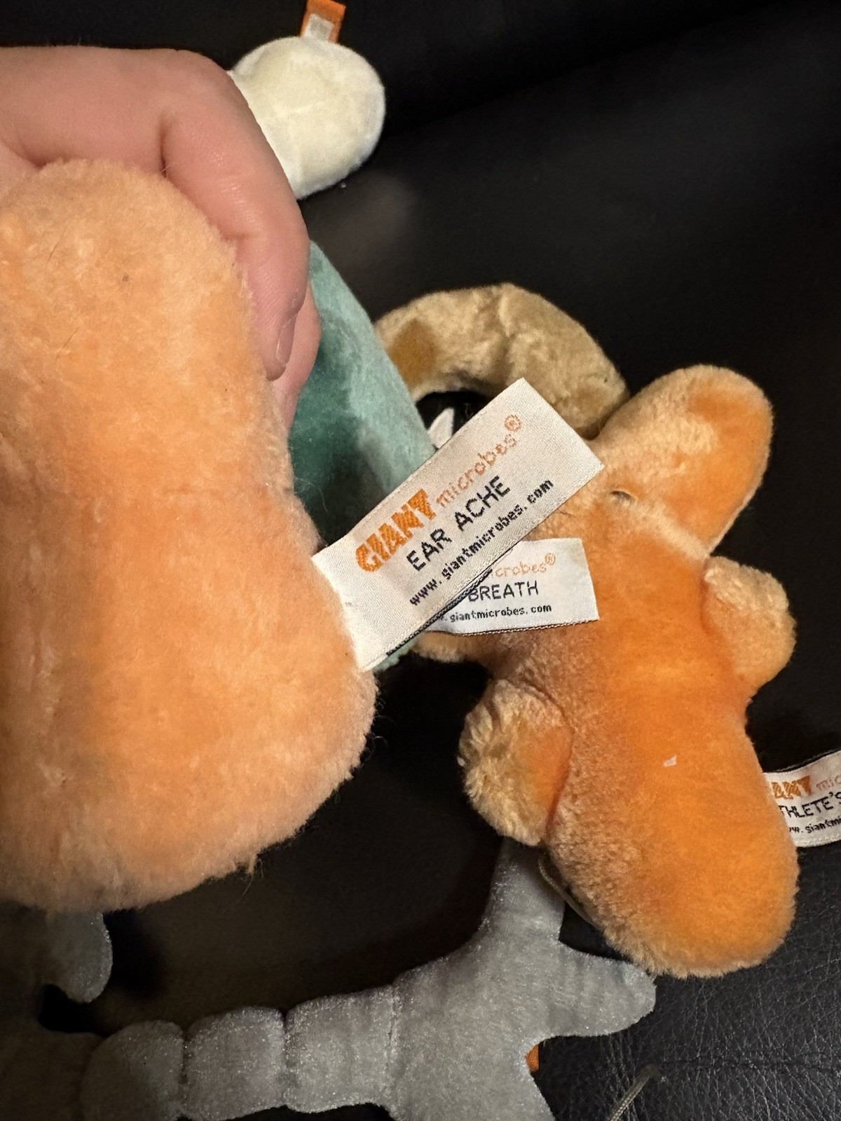 Giant Microbes Educational Science Germs & Organs Plush Lot (7 pcs) Age 8-11