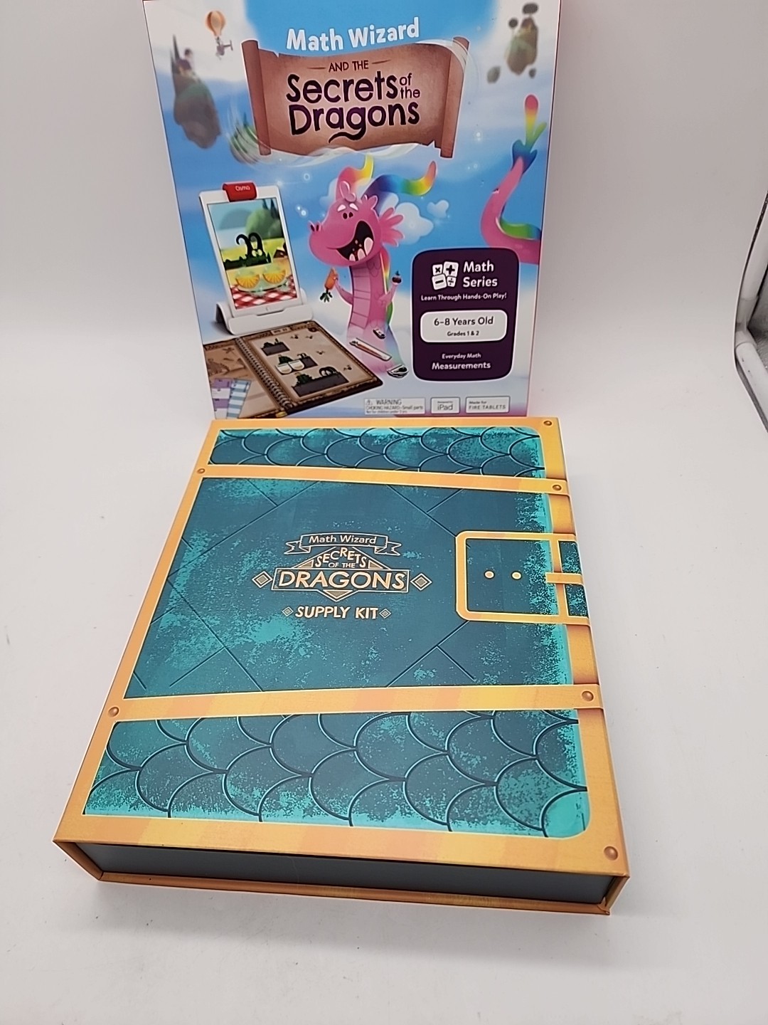 OSMO Math Wizard Secrets Of Dragons Educational Game Kids 1st 2nd Grade COMPLETE